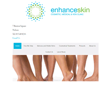 Tablet Screenshot of enhanceskin.co.nz